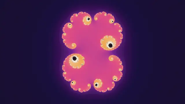 The analytic_juliacircuit preset, drawn with the analytic_field system