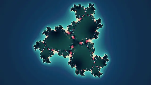 The analytic_multibrot preset, drawn with the analytic_field system
