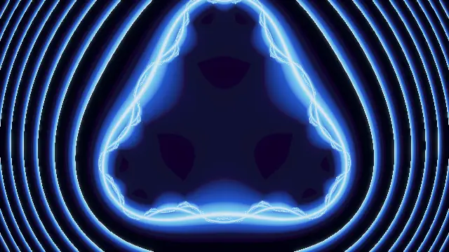 The analytic_ringorbit preset, drawn with the analytic_field system
