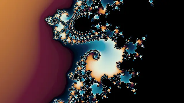 The analytic_seahorse preset, drawn with the analytic_field system