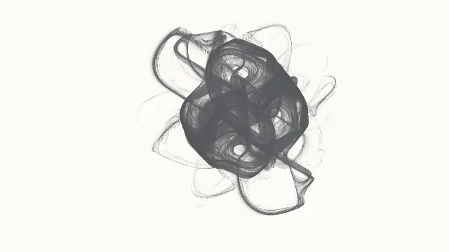 The attractor_ink preset, drawn with the attractor system