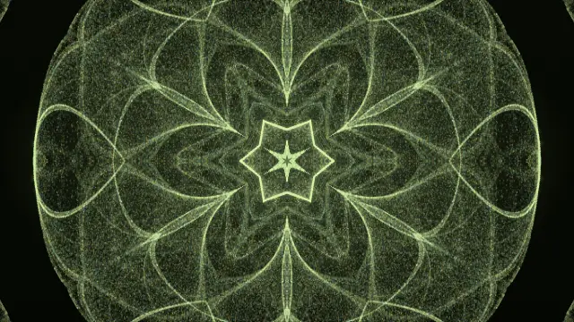 The attractor_leviathan preset, drawn with the attractor system