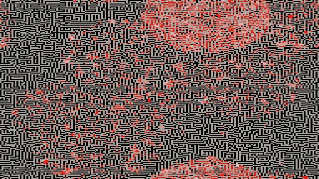 The cellular_labyrinth preset, drawn with the cellular system