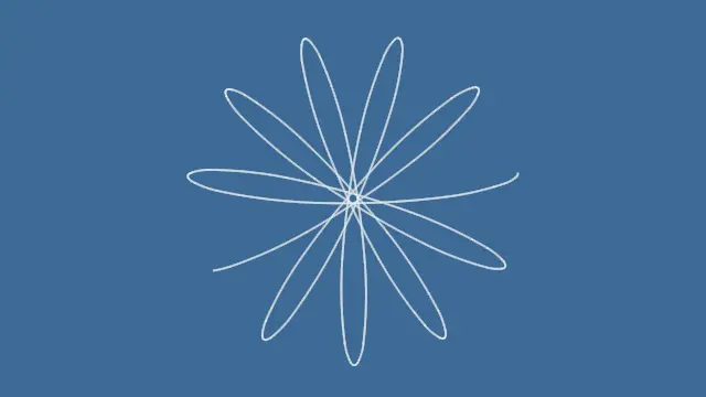 The curve_blueprint preset, drawn with the parametric_curve system