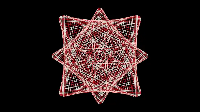 The curve_broadside preset, drawn with the parametric_curve system