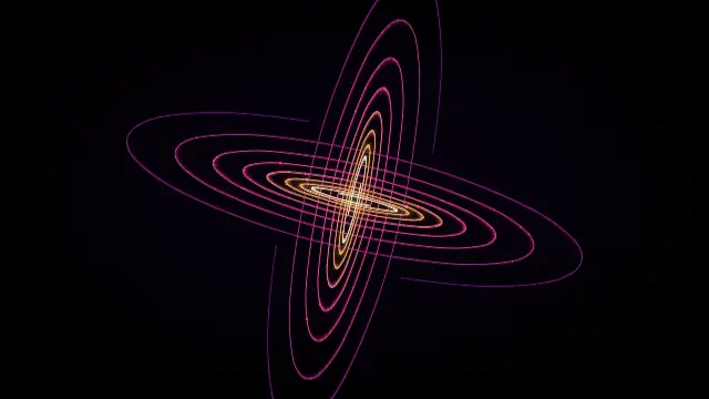 The curve_gyre preset, drawn with the parametric_curve system
