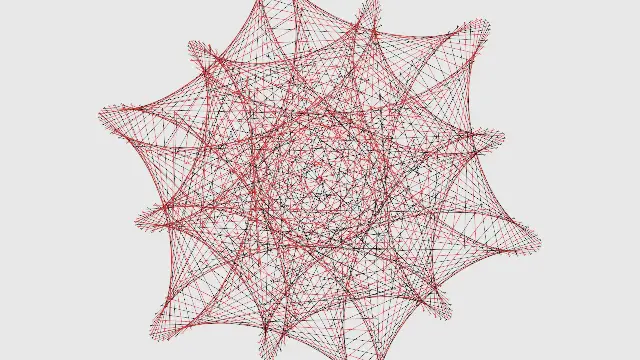 The curve_rosemono preset, drawn with the parametric_curve system