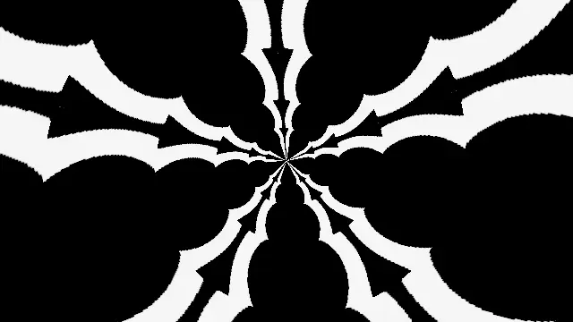 The fragment_drostemono preset, drawn with the fragment_field system