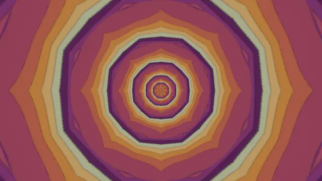 The fragment_mandala preset, drawn with the fragment_field system