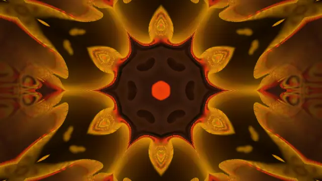 The fragment_tunnel preset, drawn with the fragment_field system