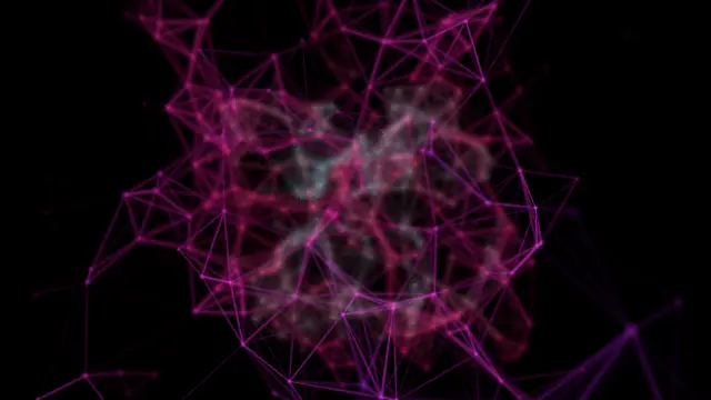 The plexus_synapse preset, drawn with the plexus system