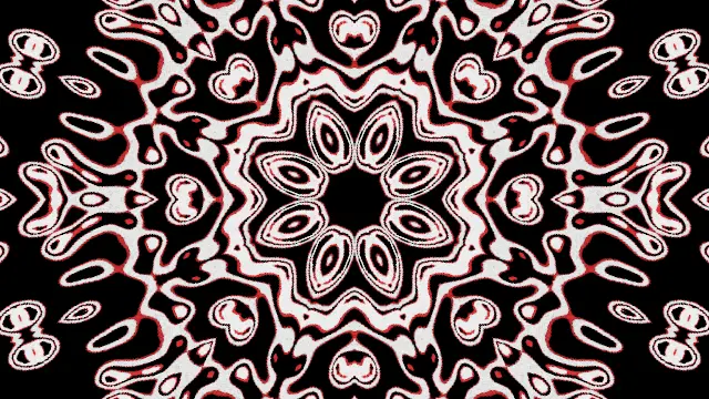 The reaction_fluxmono preset, drawn with the reaction_diffusion system