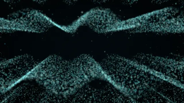 The swarm_braid preset, drawn with the swarm system