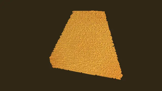 The voxel_section preset, drawn with the voxel system