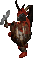 A Fallen: a small red demon with an axe and a shield