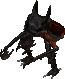 A scarab demon, a large dark insect with long claws